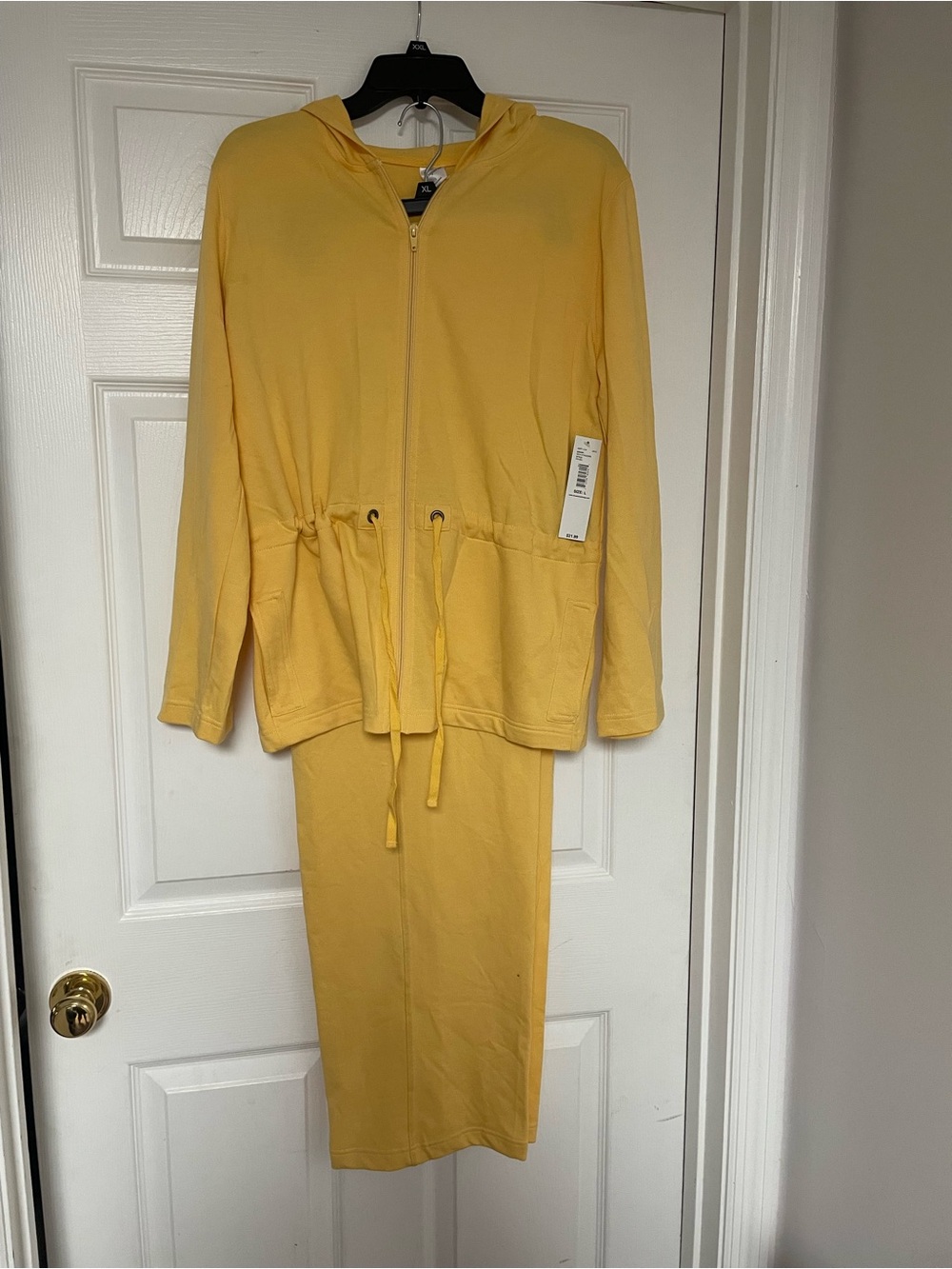 Passport Yellow Zip-Up Hoodie & Pants